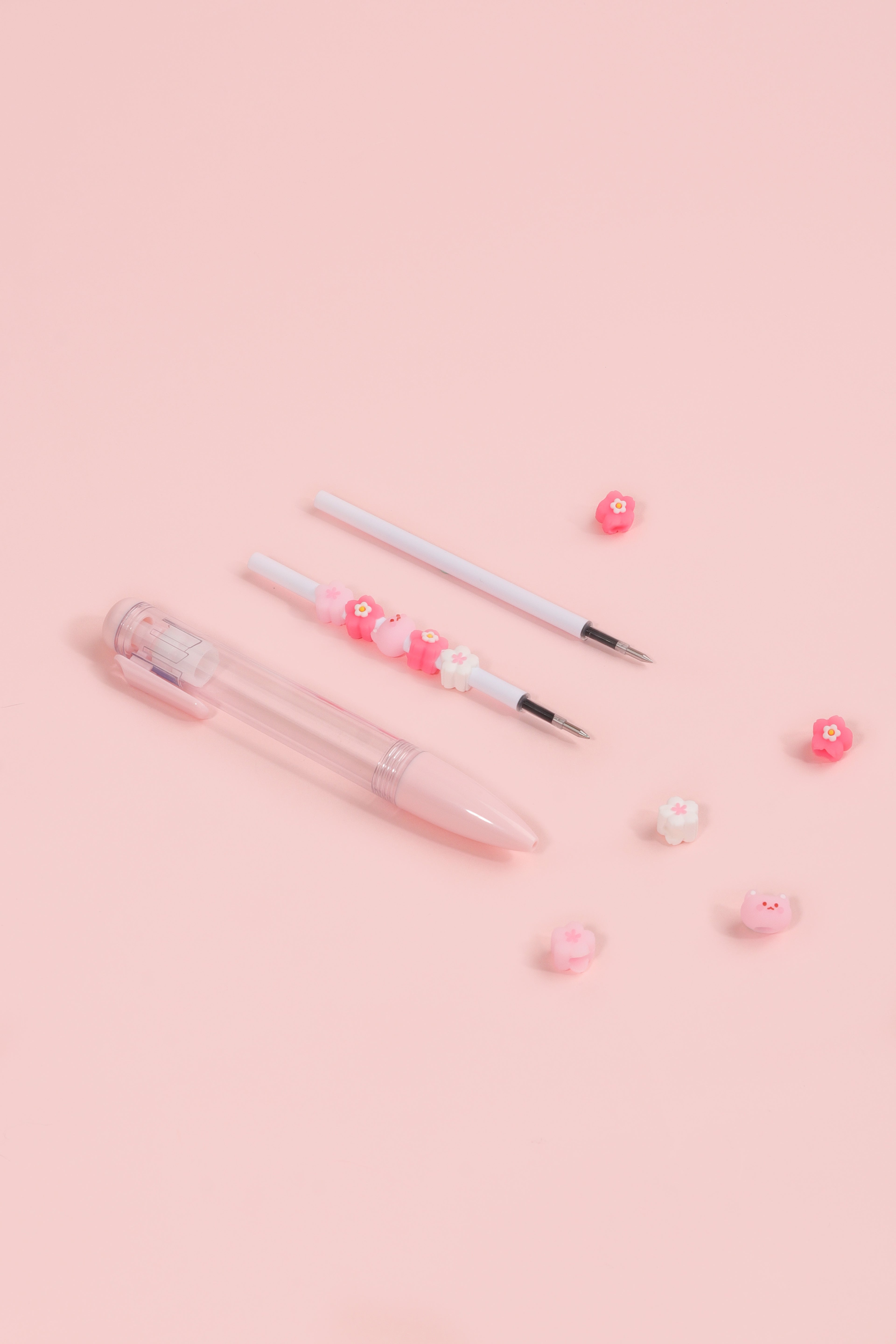 Sakura Cat String Pen - Black Ink