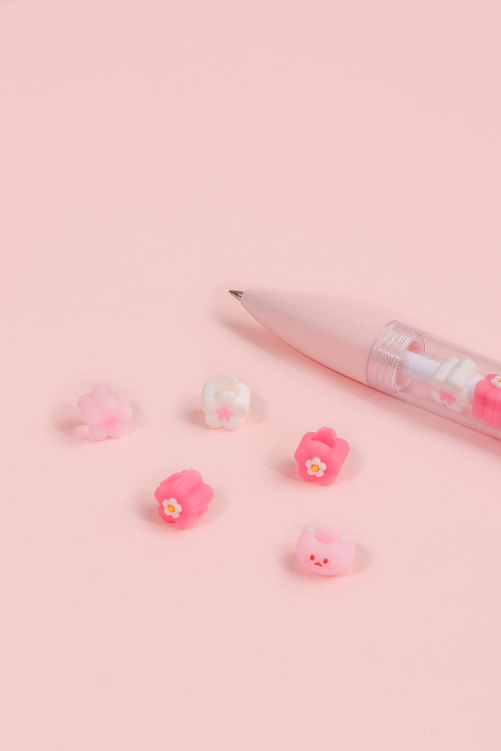 Sakura Cat String Pen - Black Ink