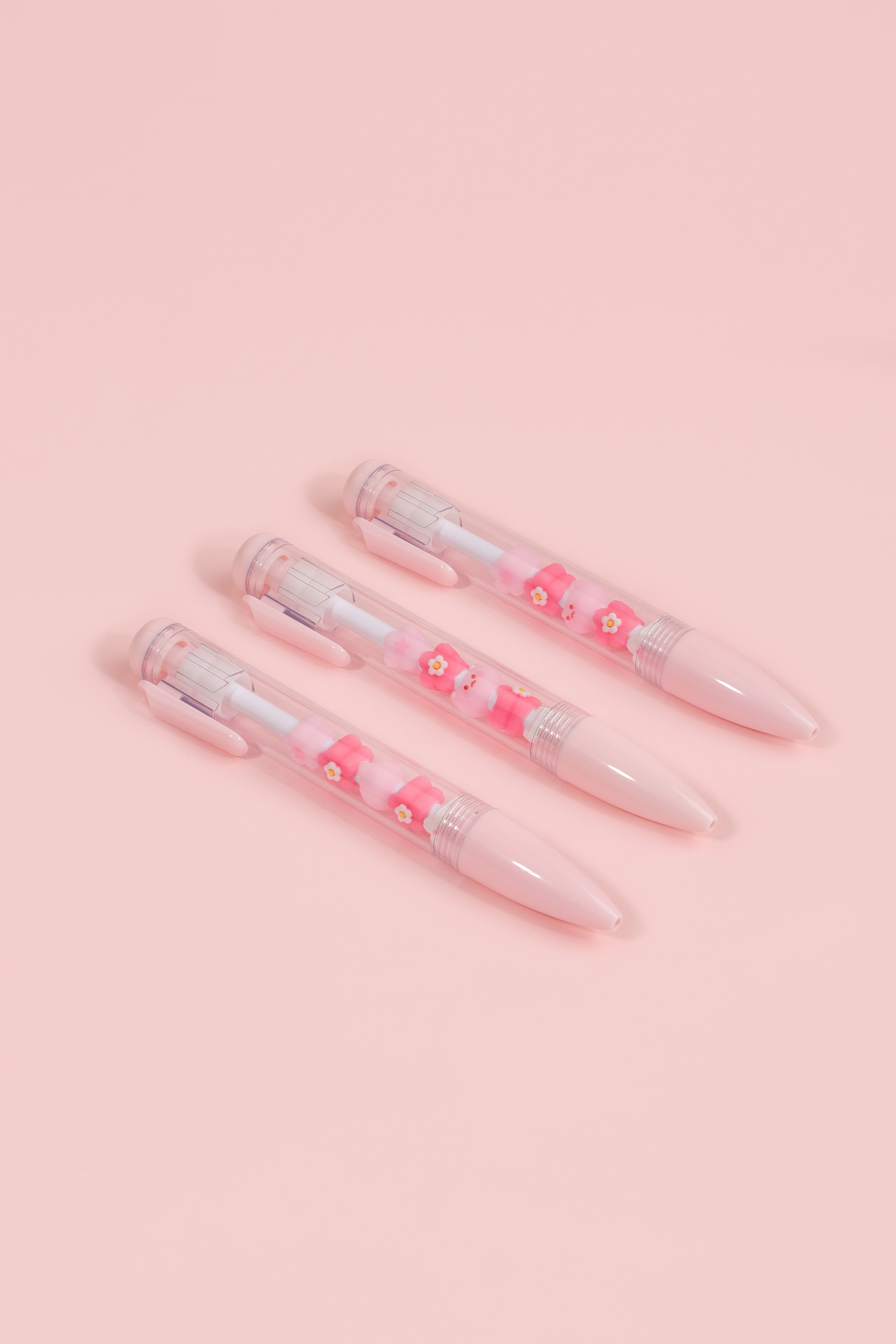 Sakura Cat String Pen - Black Ink