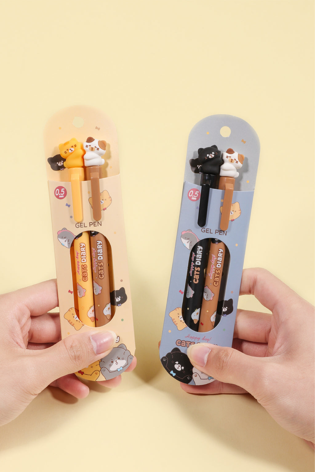 Cat Diary Sharing Pen - Black Ink