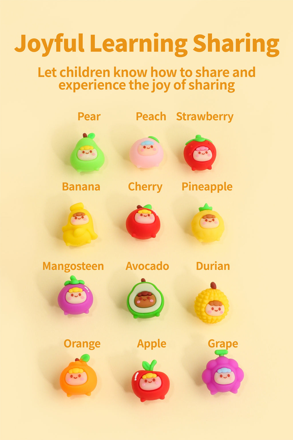 Fruit Dopamine Barrel Eraser