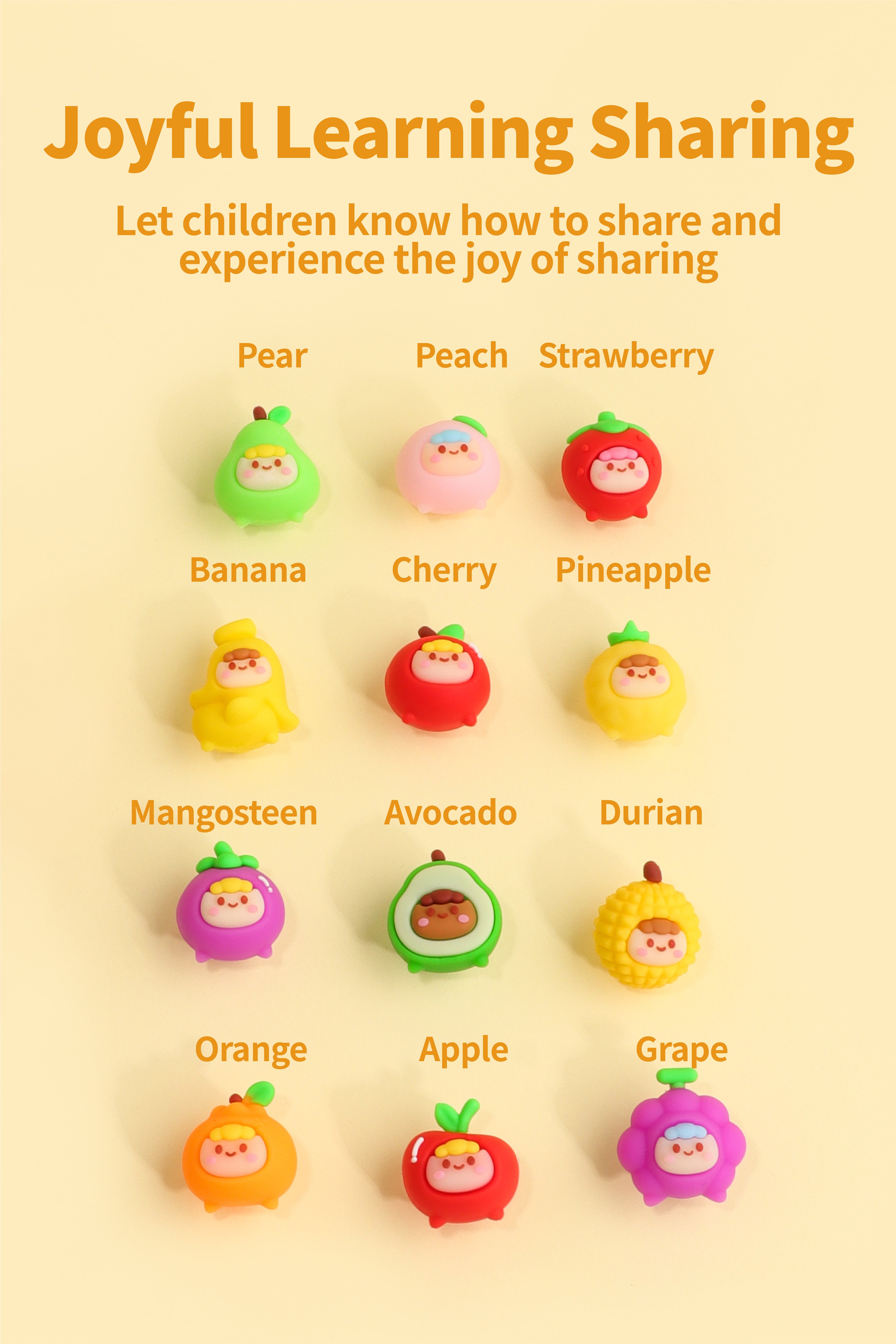 Fruit Dopamine Barrel Eraser