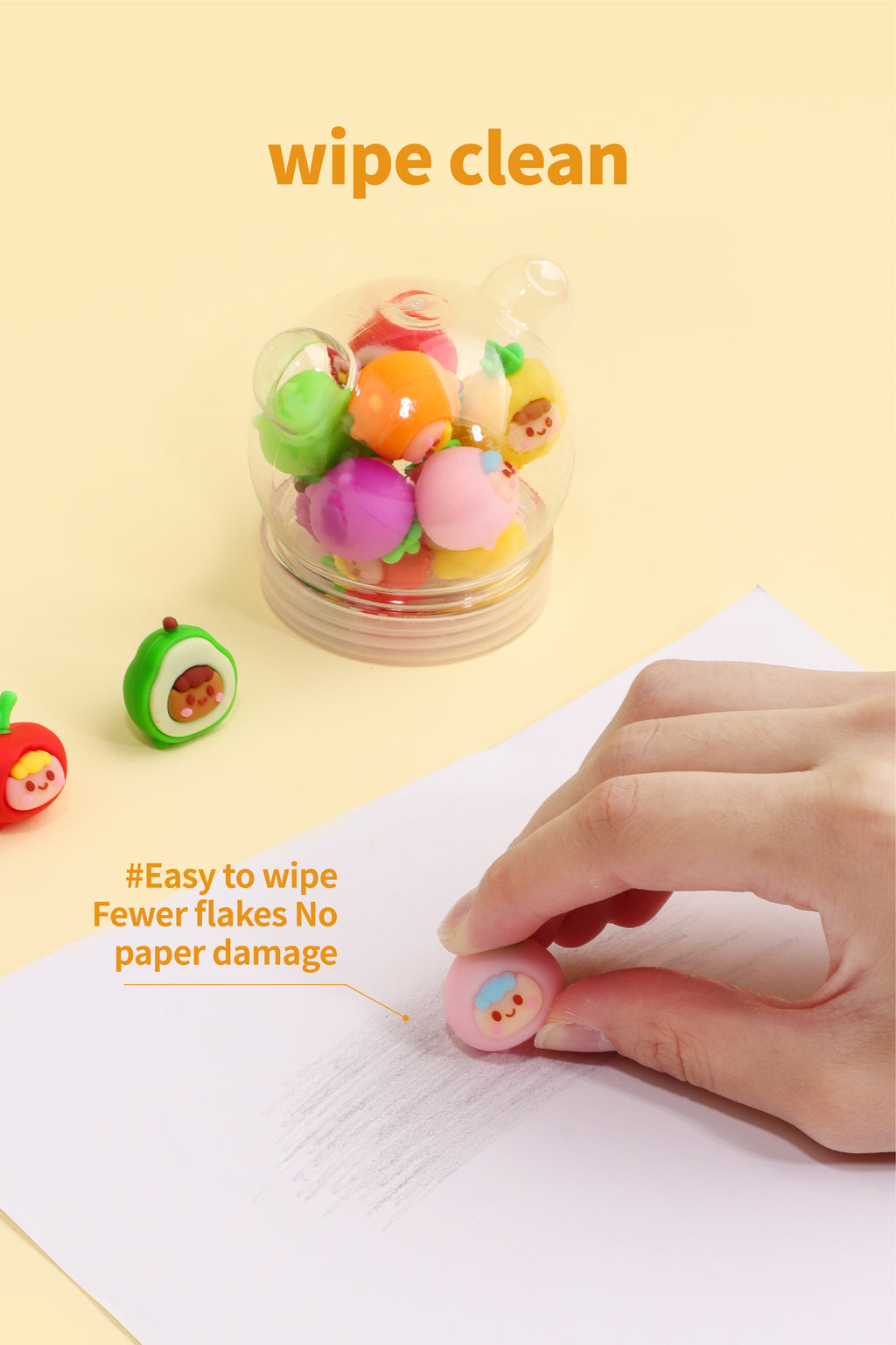 Fruit Dopamine Barrel Eraser