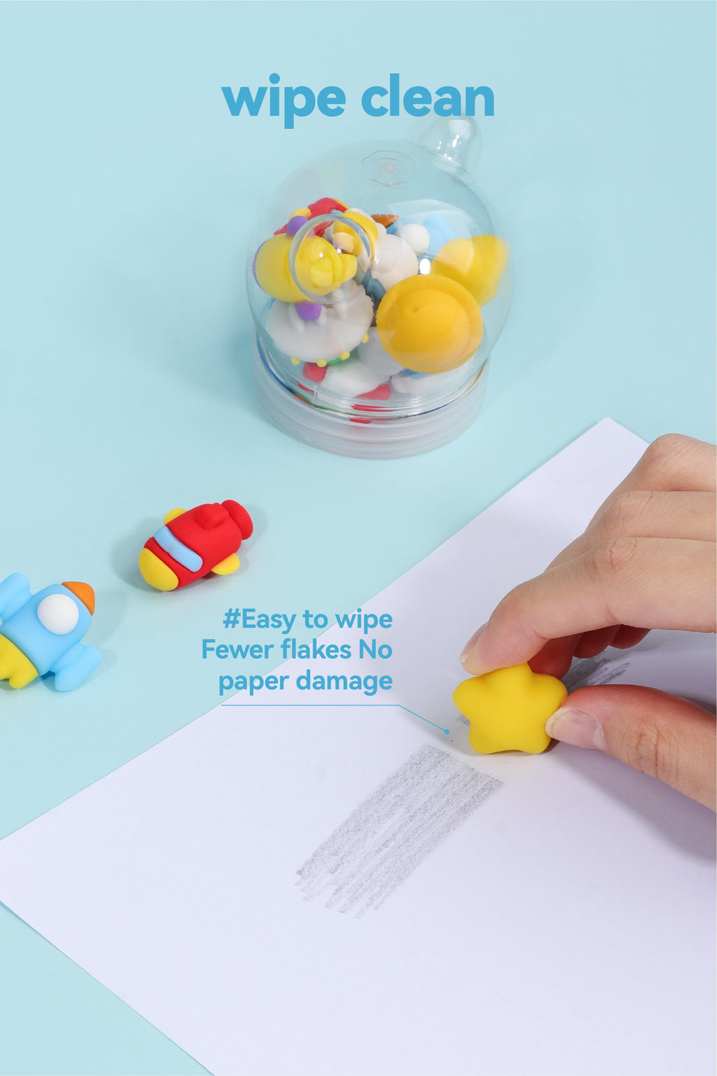 Roaming Star Barrel Eraser