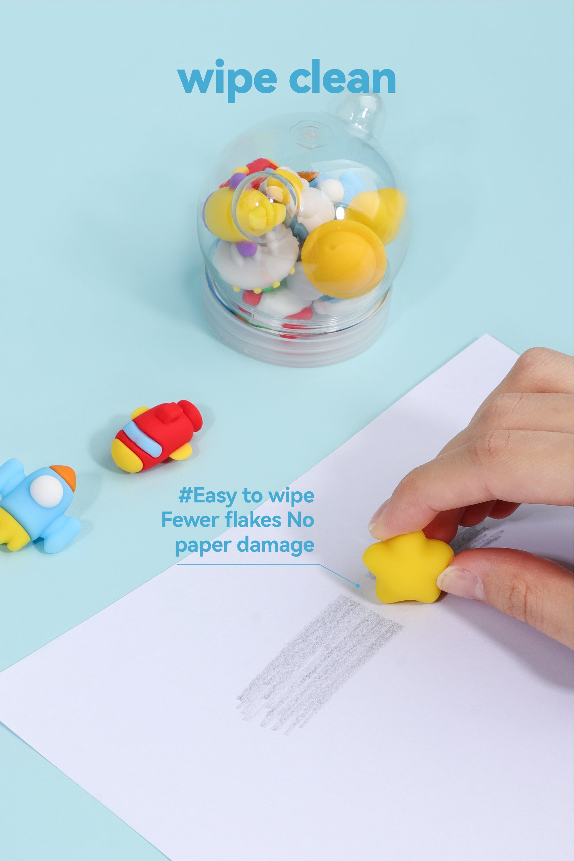 Roaming Star Barrel Eraser