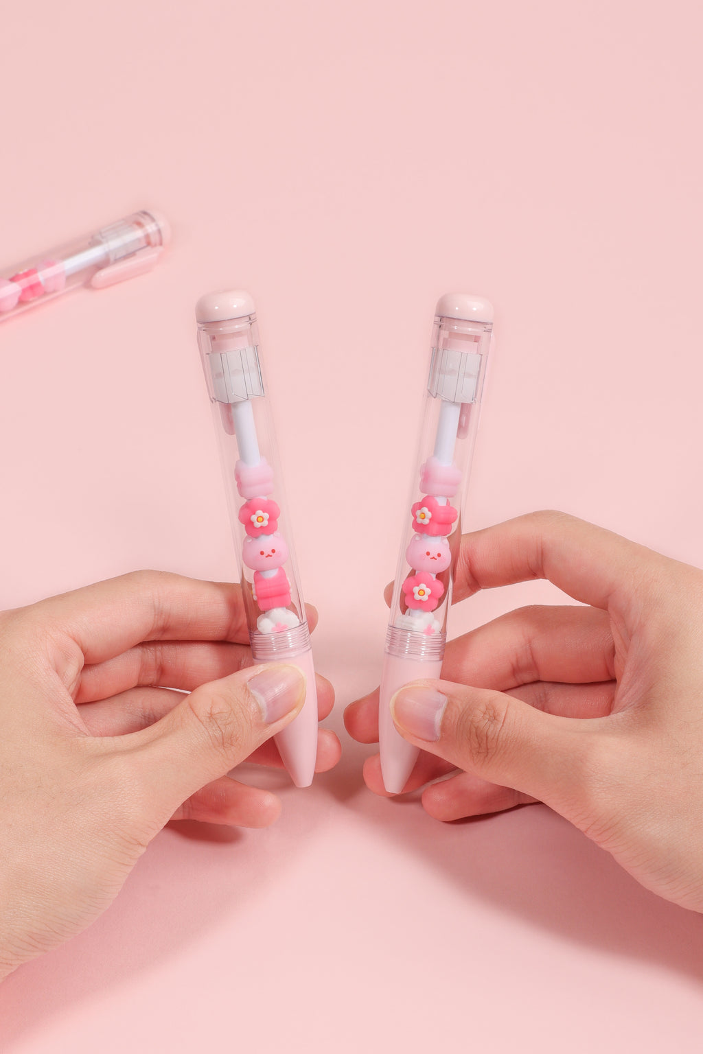 Sakura Cat String Pen - Black Ink