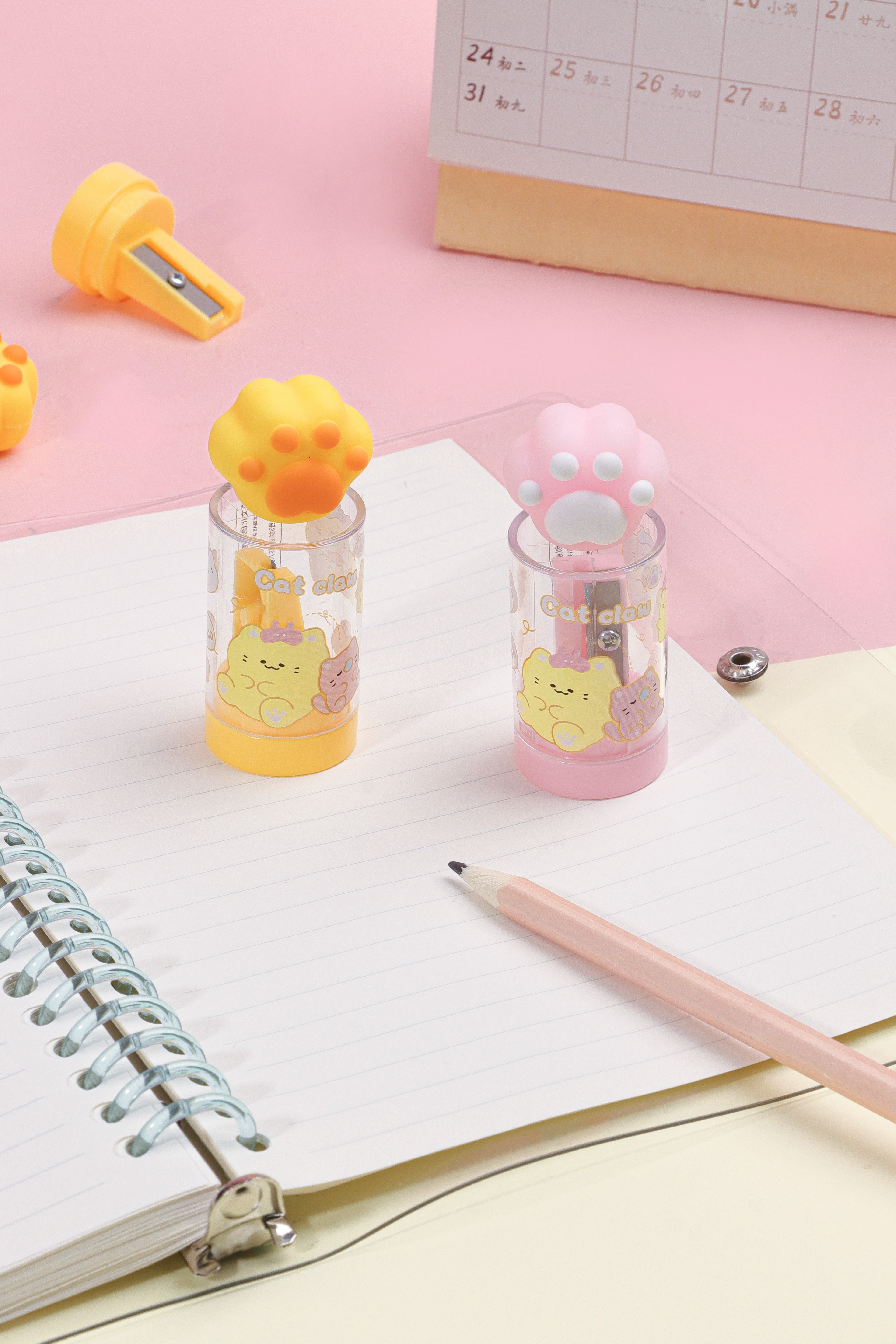 Cat Paw Trash Can Pencil Sharpener