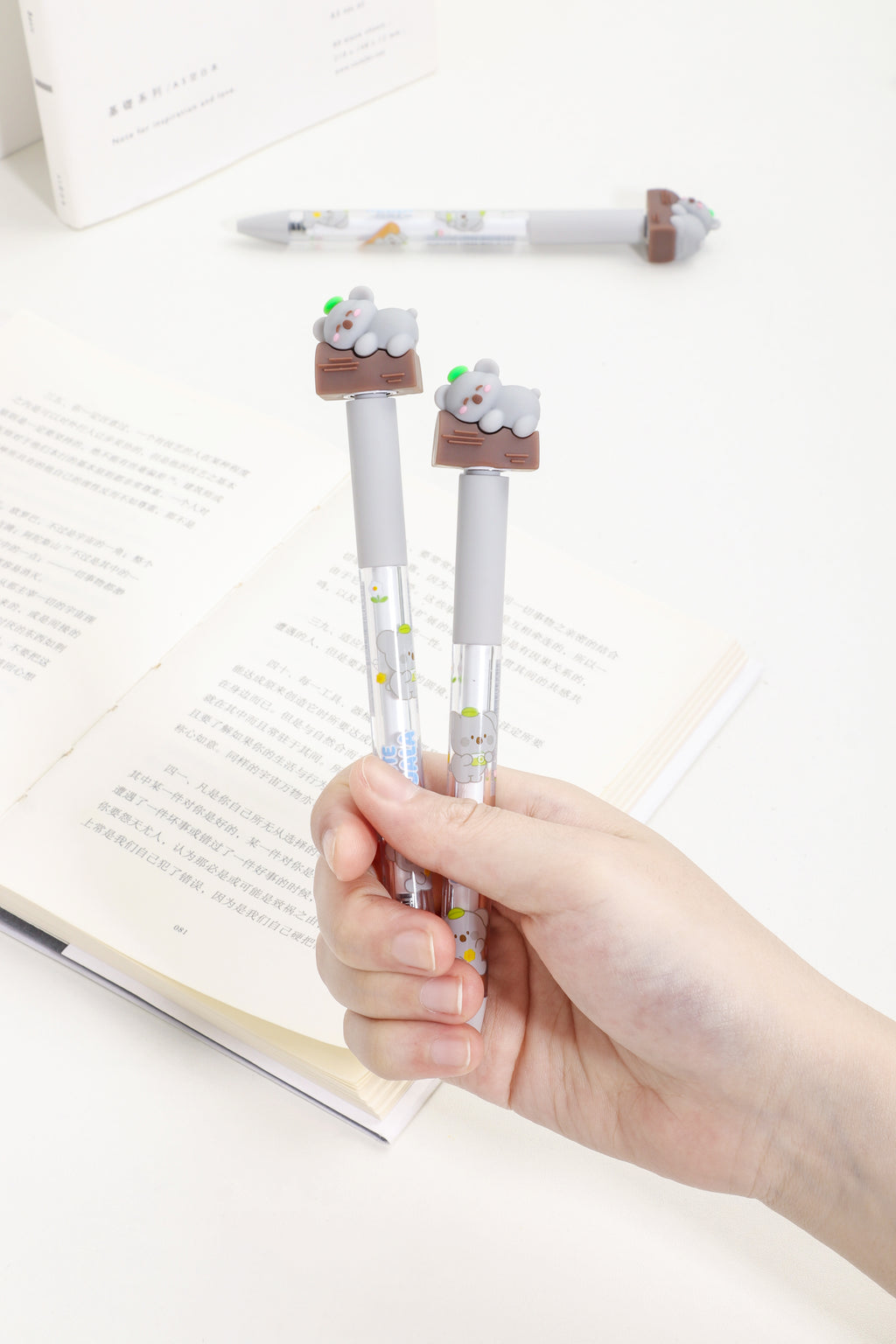 Nerdy Little Koala Decompression Pen - Black Ink