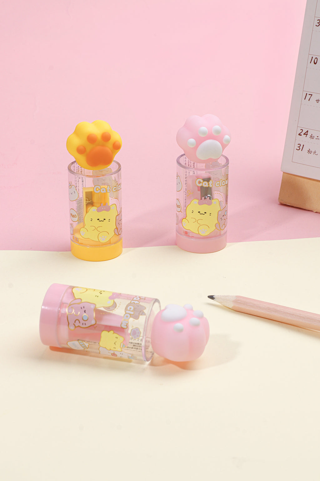 Cat Paw Trash Can Pencil Sharpener
