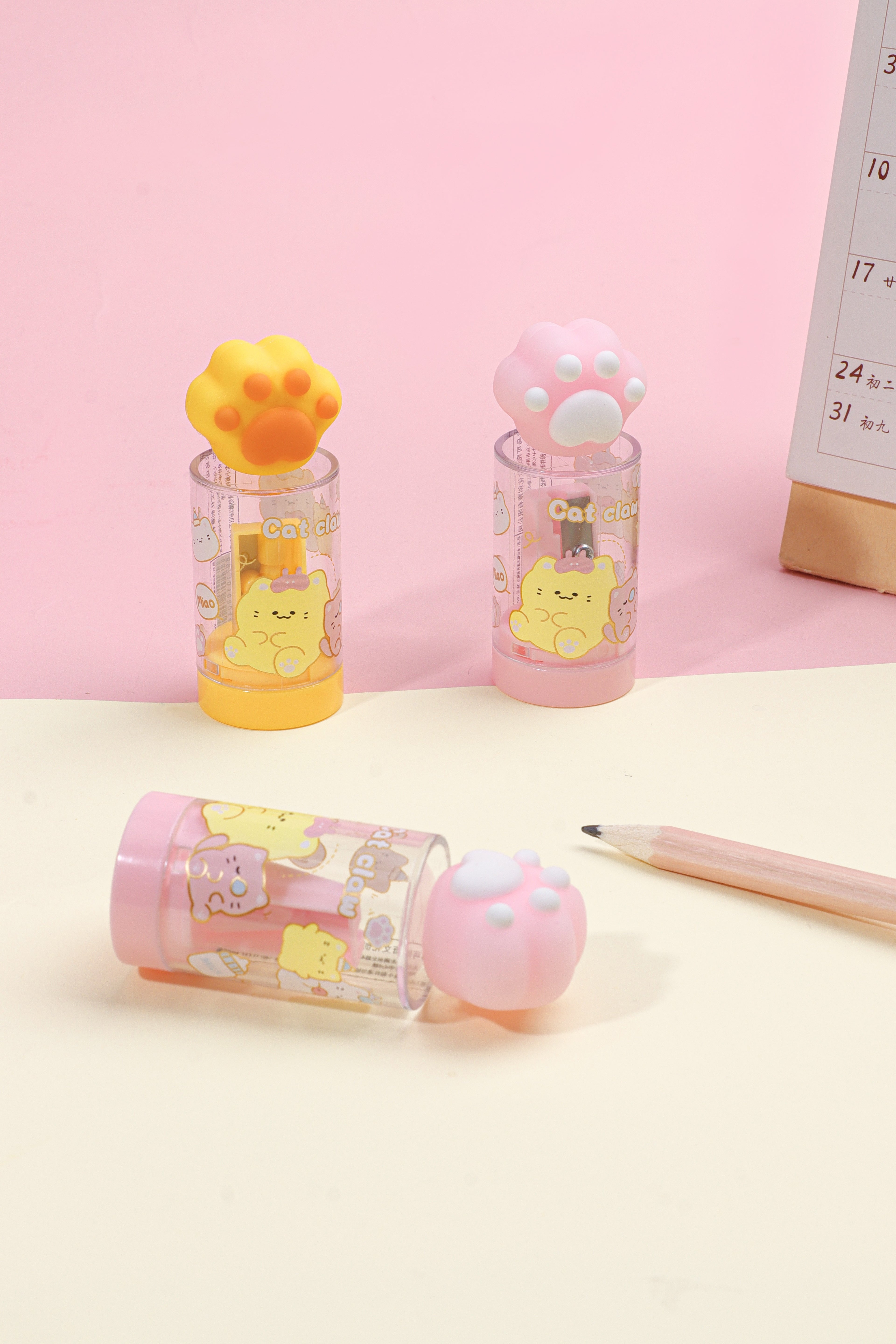 Cat Paw Trash Can Pencil Sharpener