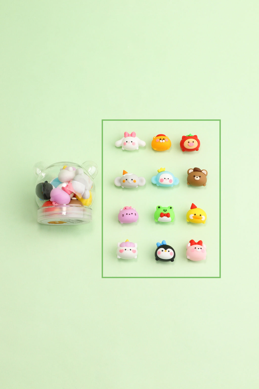 Zoo Barrel Eraser