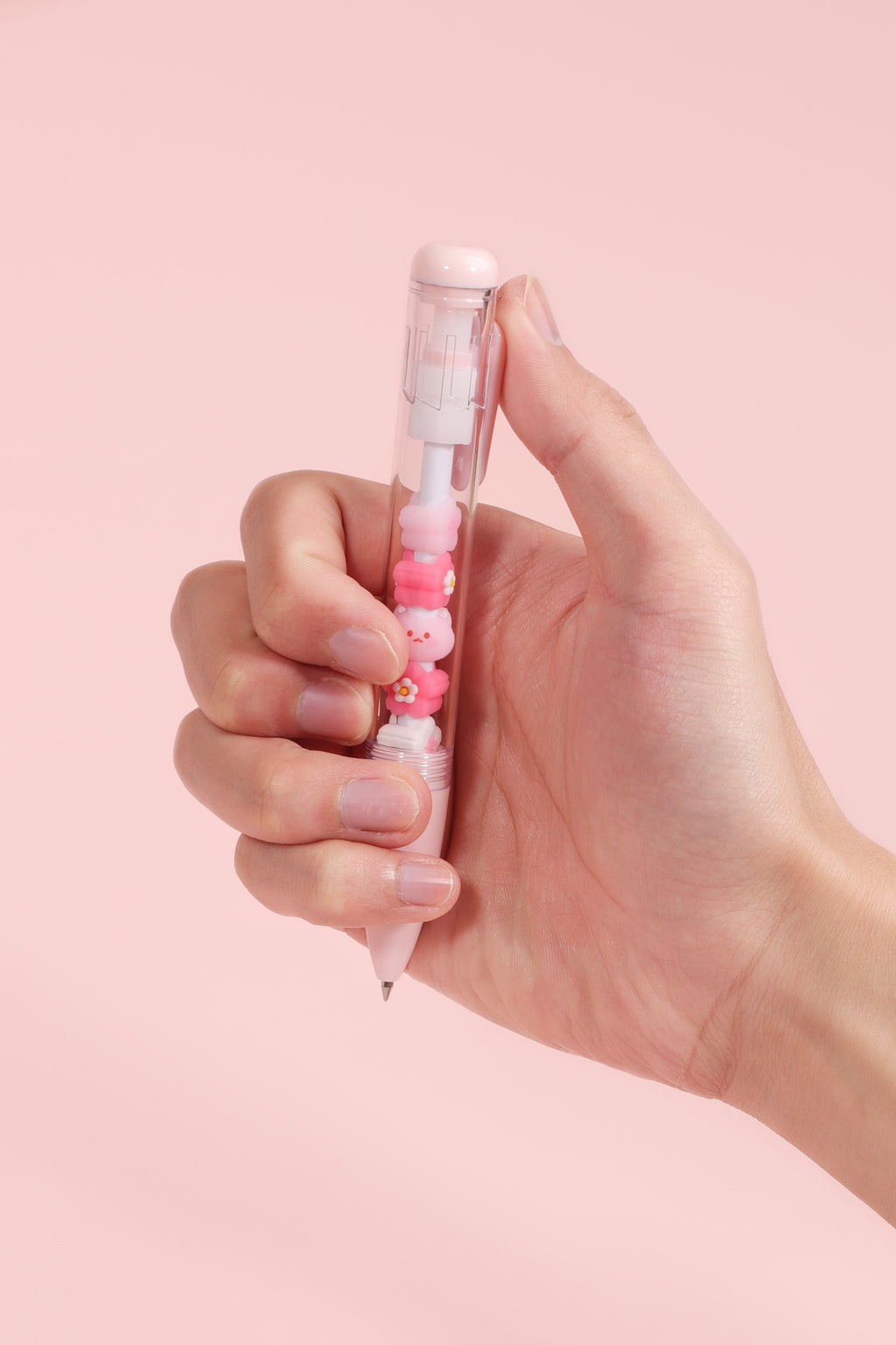 Sakura Cat String Pen - Black Ink