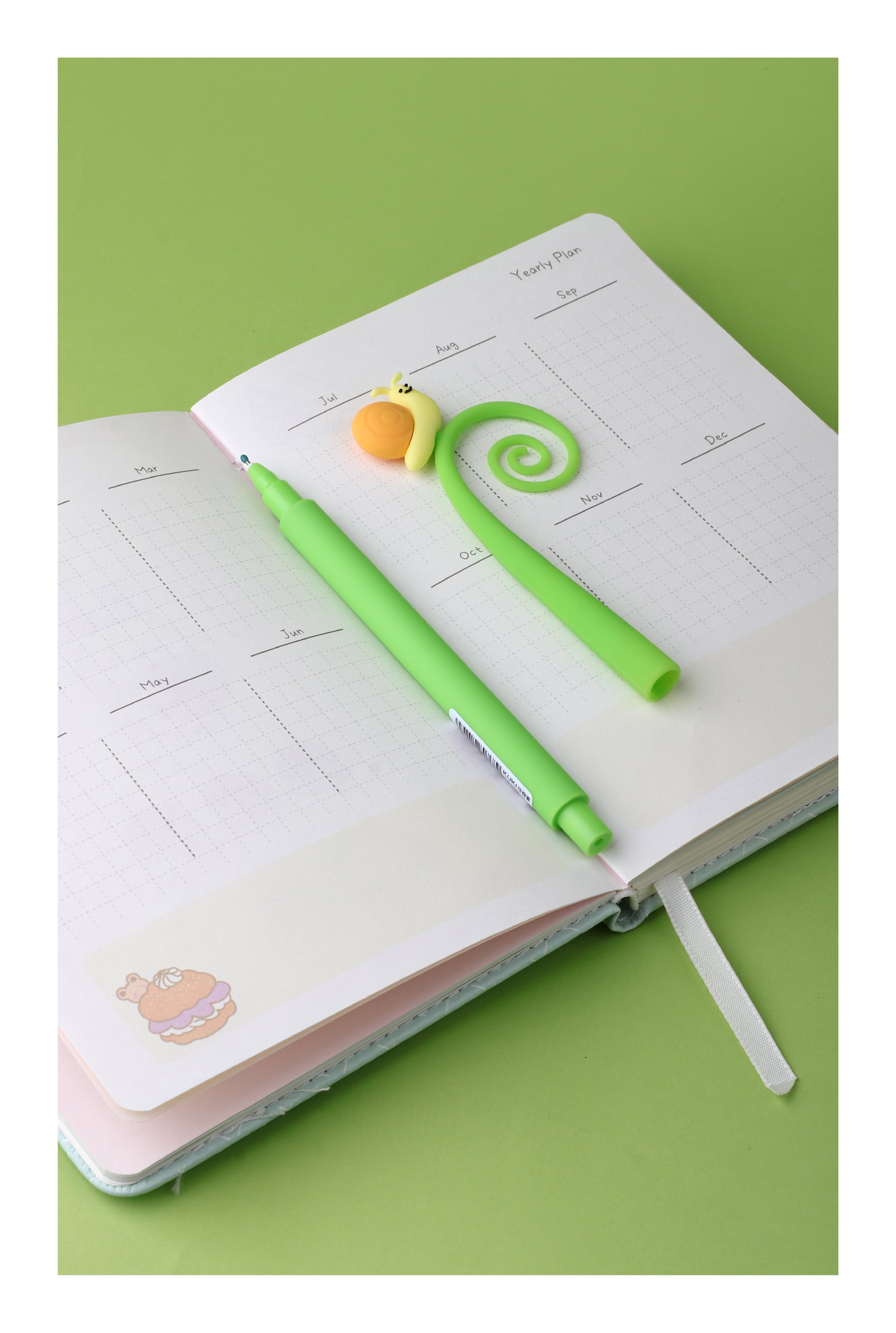 Snail Silicone Gel Pen - Black Ink