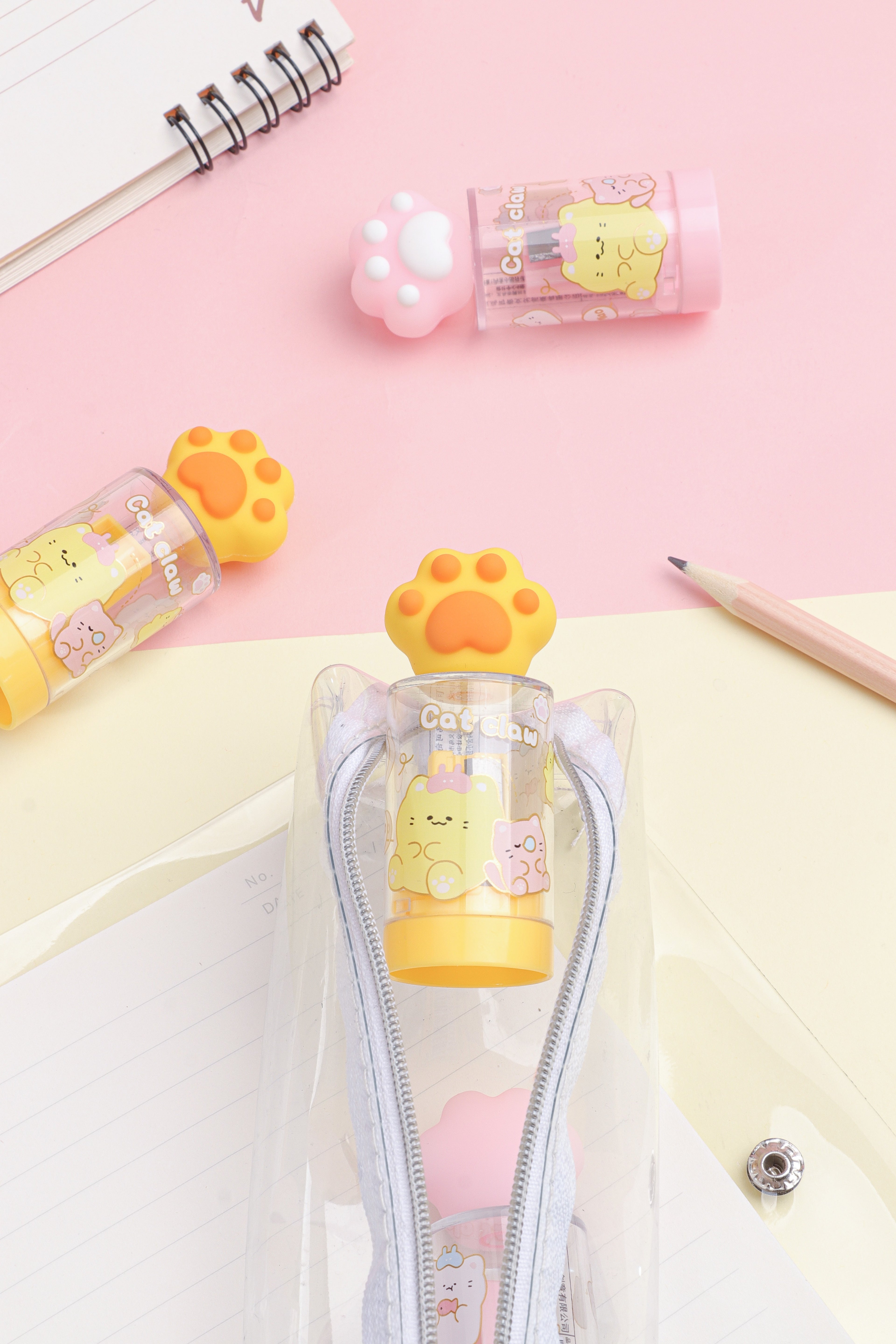 Cat Paw Trash Can Pencil Sharpener