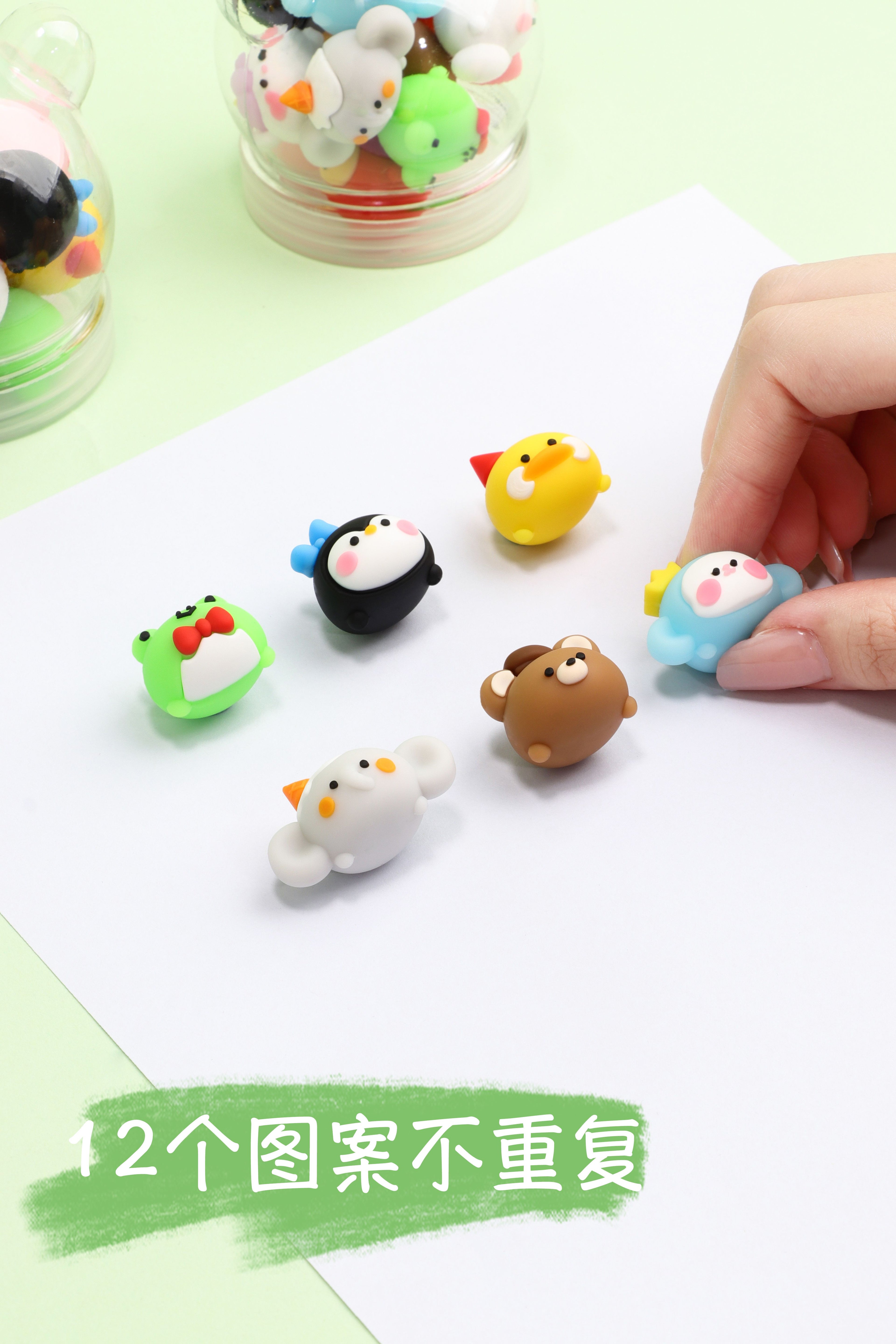 Zoo Barrel Eraser