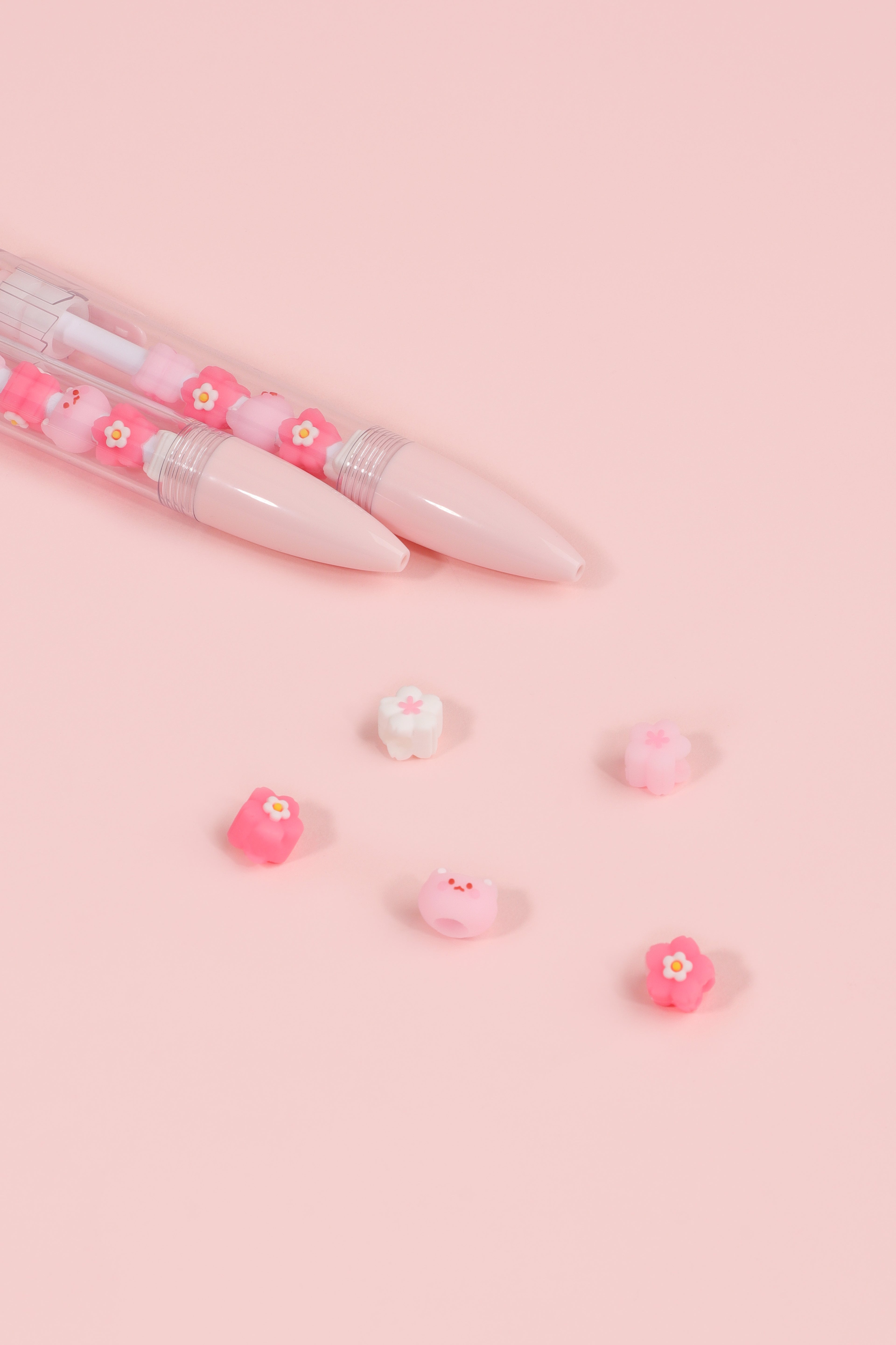Sakura Cat String Pen - Black Ink
