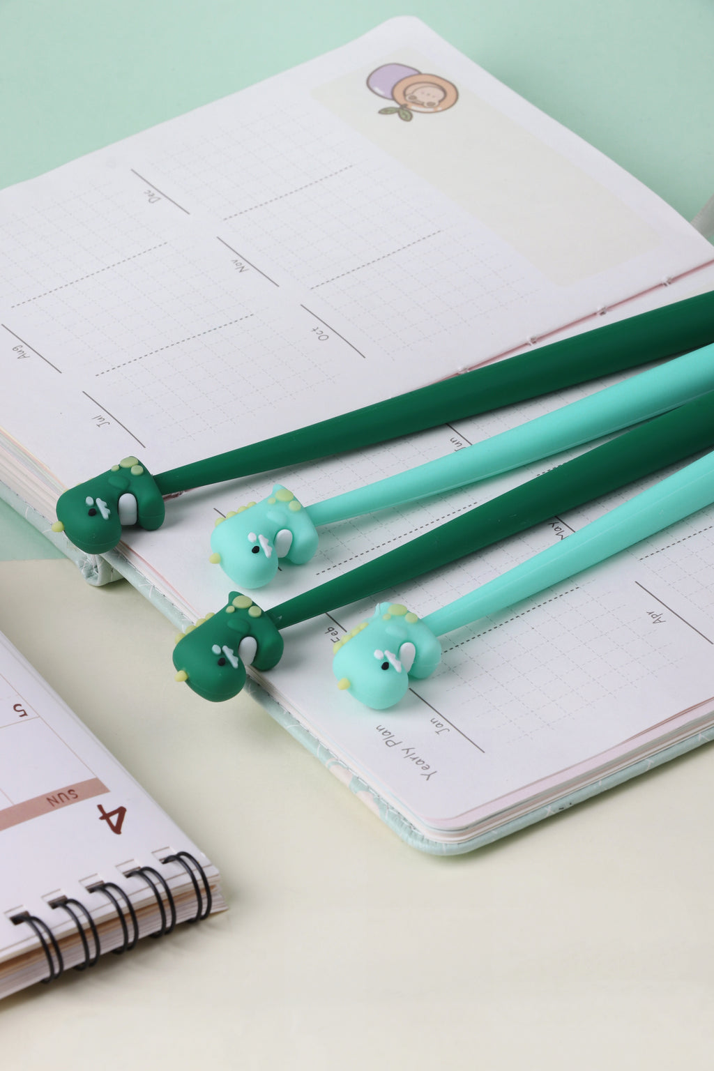Dinosaur Silicone Gel Pen - Black Ink