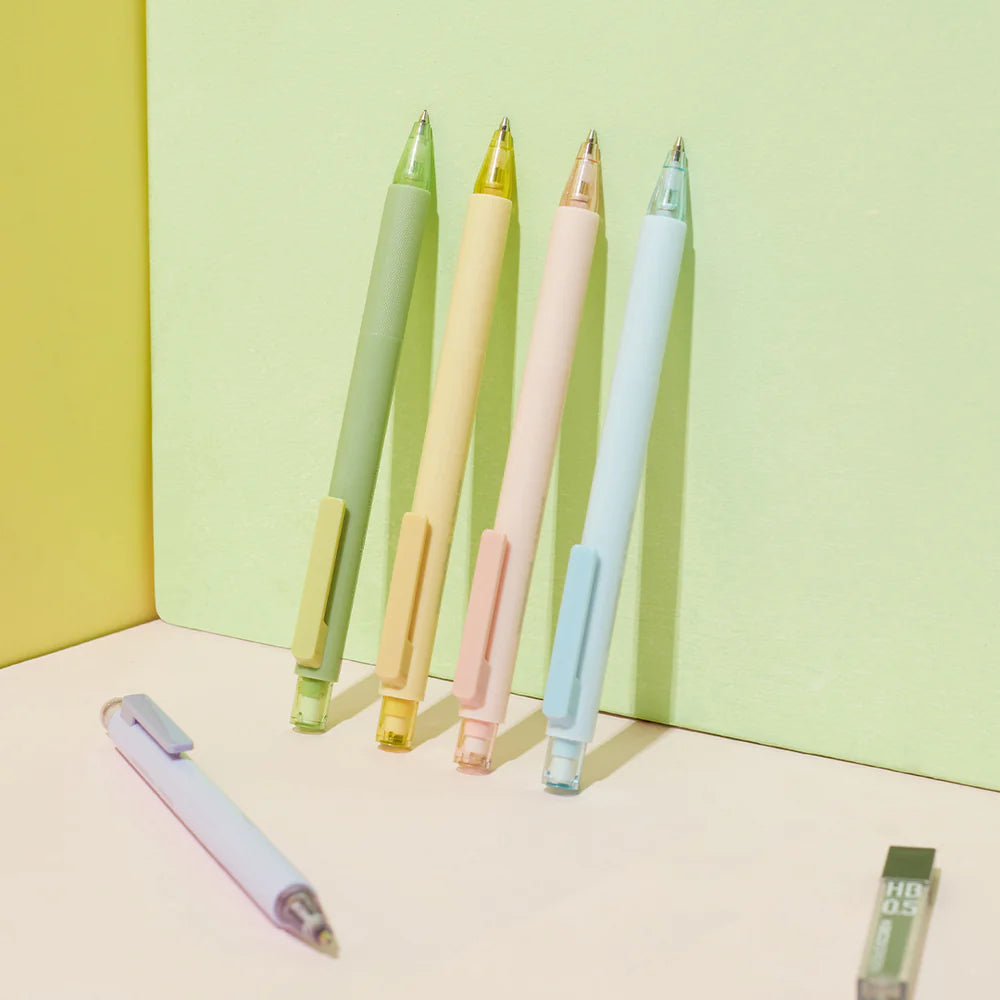 Kaco TURBO Mechanical Pencils with Tube HB Lead Refills