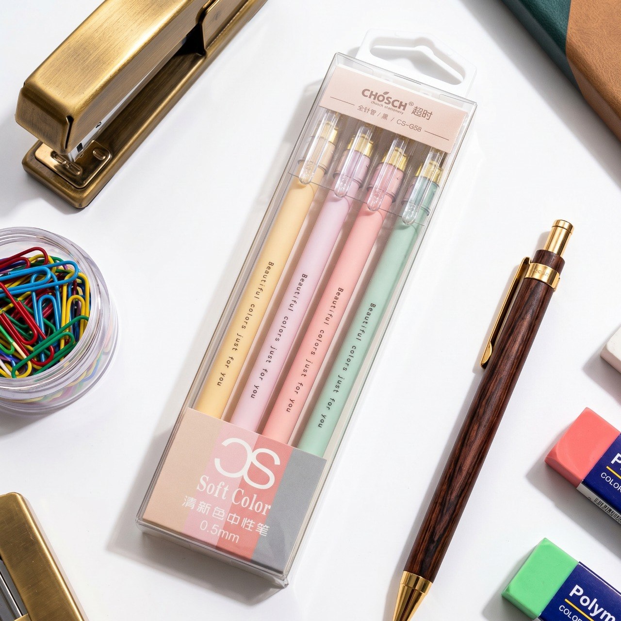 Minimalist Gel Pen Set - Black Ink